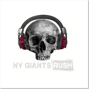 Giants Rush: Jawless White Out Posters and Art